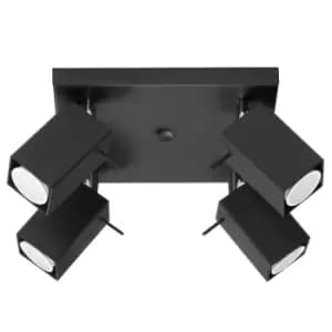 Sollux Plafond Merida 4 Black