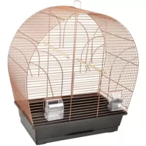 Flamingo - Bird Cage Saga Copper 51x28x55cm Black