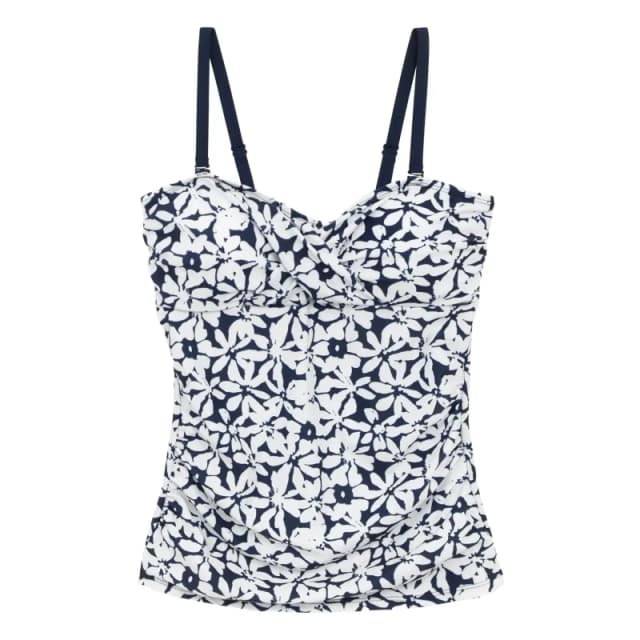 Womens tankini swimsuit top Regatta Aceana III Bleu Female 40