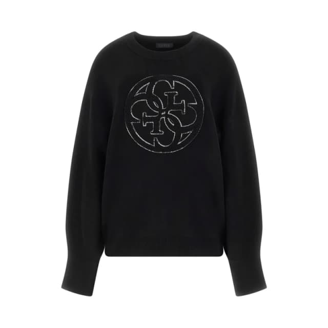 Guess Womens long-sleeved sweatshirt Guess Kate 4G Noir Female S