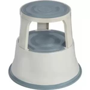 2 Tier Light Grey Step Stool - Premier Housewares