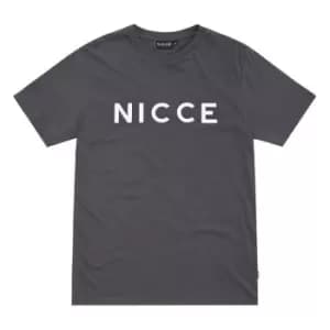 Nicce Original Logo T Shirt - Grey