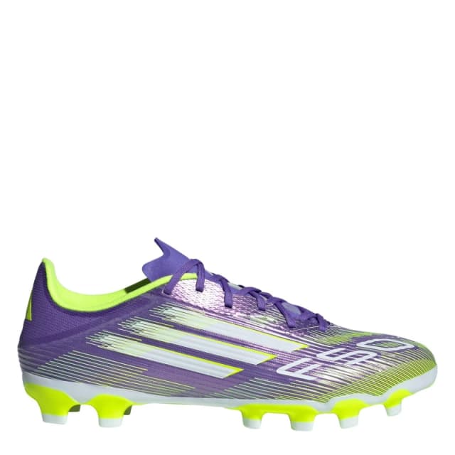 adidas F50 League Multi Ground Football Boots Purple/White male 8 (42)