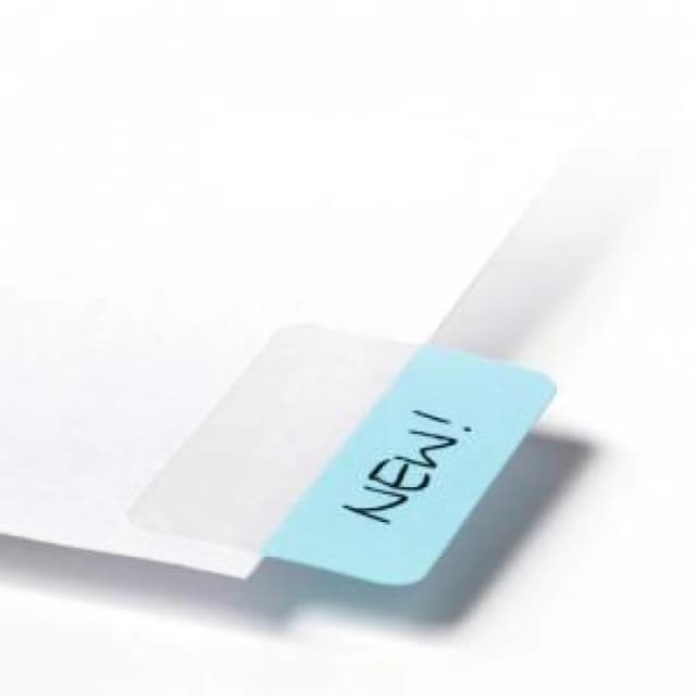 Durable Durable - quick tab Self-Adhesive Index Tabs Page Marker 48 Pack Assorted - Clear 840500