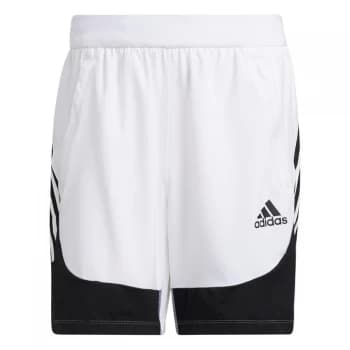 adidas AEROREADY 3-Stripes Slim Shorts Mens - White