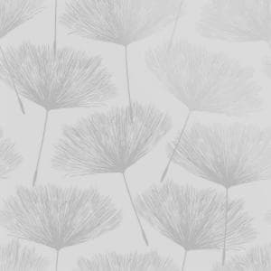 Holden Glistening Fleur Grey Wallpaper