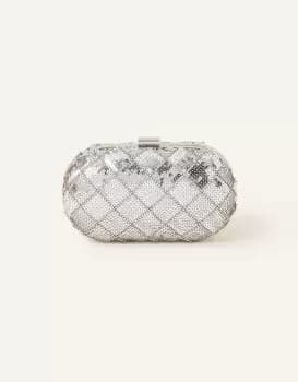 Accessorize Womens Hardcase Clutch Bag, Size: 21x13cm