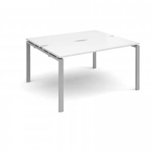 Adapt II Starter Units Back to Back 1400mm x 1200mm - Silver Frame wh