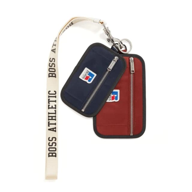 Boss Neck Pouch Navy male One Size