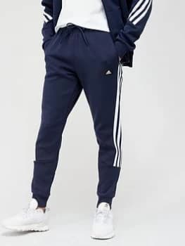 adidas Future Icon 3 Stripe Sweat Pants - Navy, Size S, Men