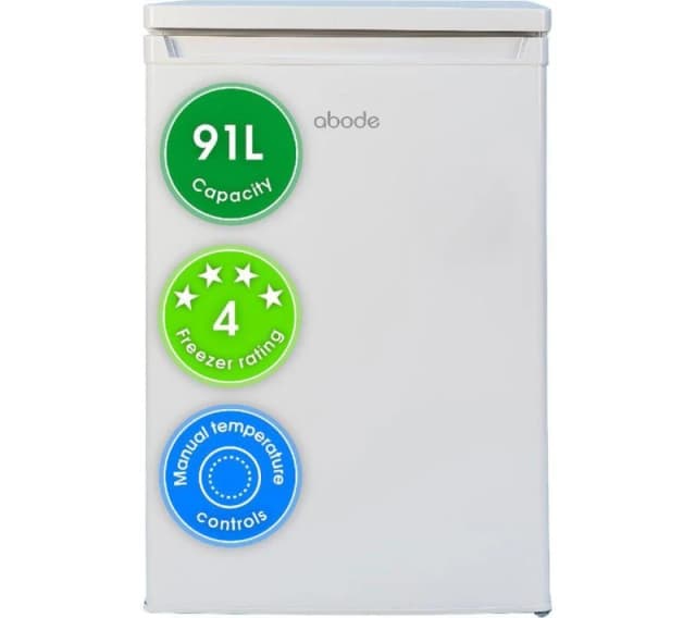 ABODE A85UCFZ552E1W Undercounter Freezer - White 5056233835594