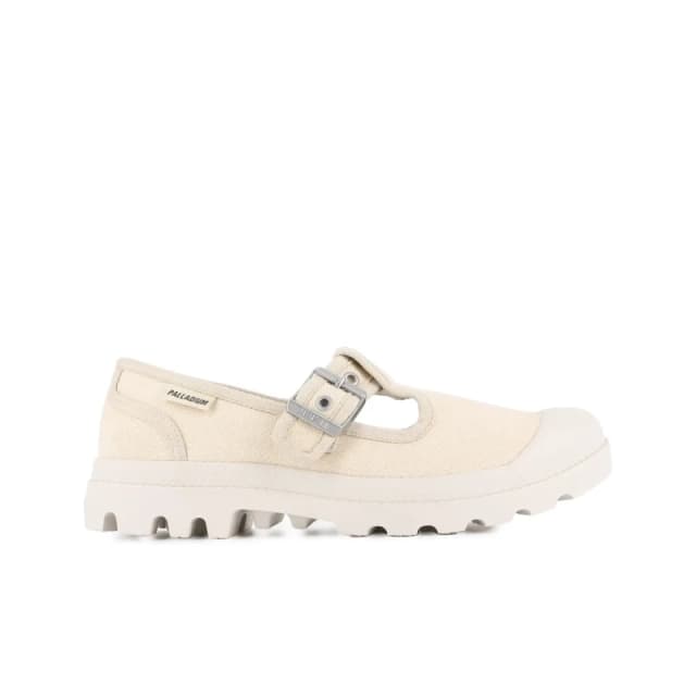 Palladium Womens Trainers Palladium Pampa M-Jane Washed Blanc Female 37