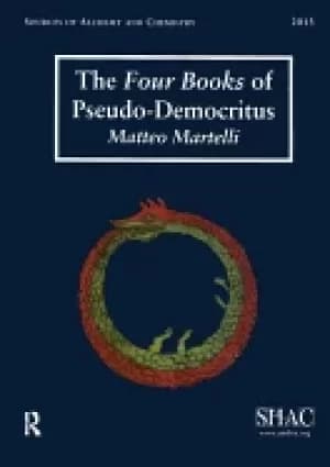 four books of pseudo democritus sources of alchemy and chemistry sir robert