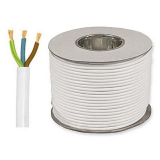PX 2.5mm 3C 3183Y White Flex - 100m
