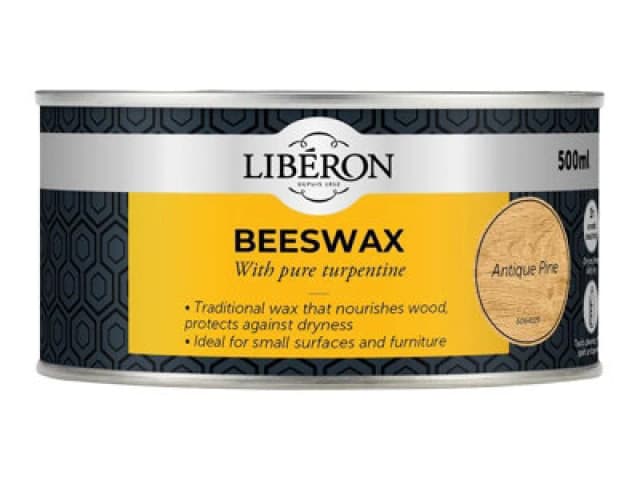 Liberon 126896 Beeswax Paste Antique Pine 500Ml Libbpap500N