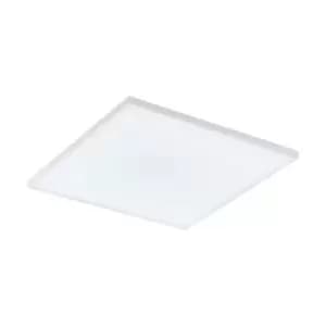 450mm Modern Sleek Ceiling Light White Slim Square Low Profile 20W LED 4000K