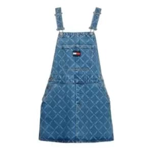 Tommy Jeans Denim Dungaree Dress CF8011 - Blue