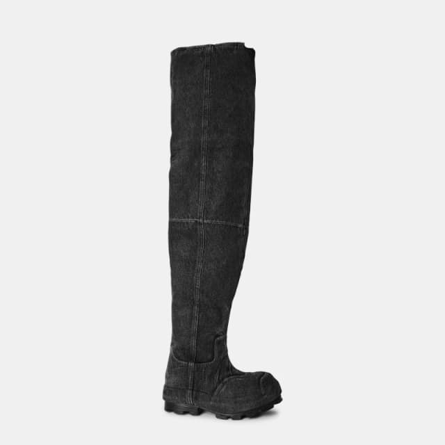 Diesel Mens Over the Knee Boots Black male 8 (42)
