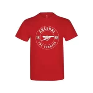 Arsenal Gunners T Shirt Adults Large