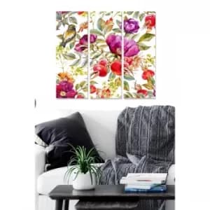 MDF83944790 Multicolor Decorative MDF Painting (3 Pieces)