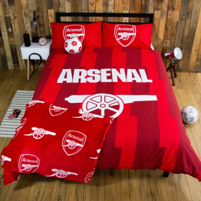 Team Arsenal Lightning Double Panel Duvet Multicolour unisex One Size