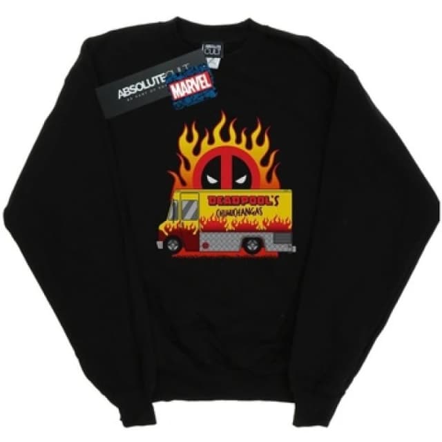 Marvel Deadpool Chimichangas Van Sweatshirt Black male