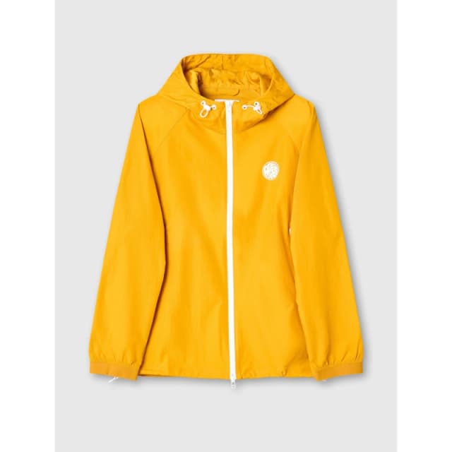 Pretty Green Mens PG Denton Water-Resistant Rain Anorak Yellow male Small