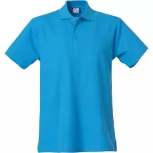 Clique Mens Basic Polo Shirt (3XL) (Turquoise)