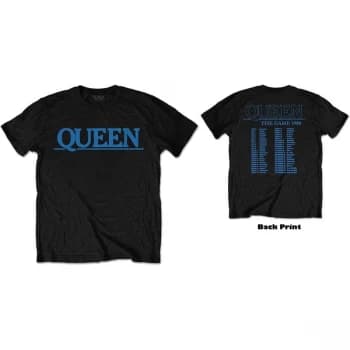 Queen - The Game Tour Mens Small T-Shirt - Black