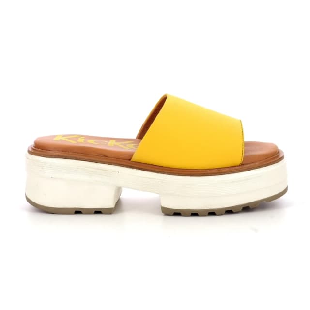 Kickers Womens Mules Kickers Kick Hela Jaune Female 39