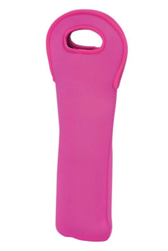 Interiors by Premier Neoprene Wine Bottle Holder Pink