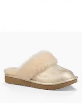 Ugg Cozy Ll Metallic Slippers - Gold
