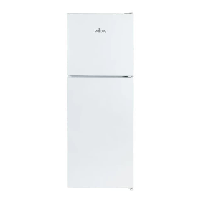 Willow White Small Fridge Freezer 138L with Adjustable Thermostat White Unisex