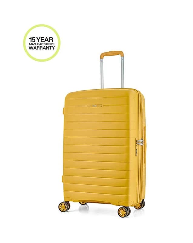 Rock Rock Palma Medium Suitcase Yellow - Rock - Size: Medium Yellow Medium SH50007