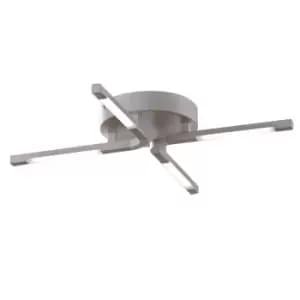 Tetra LED Ceiling Light Nickel