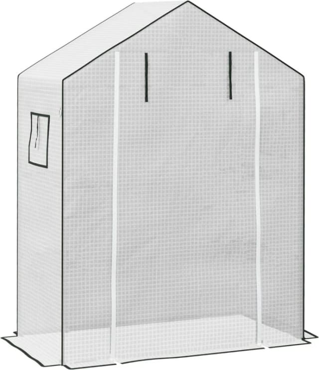 Outsunny PE Greenhouse Cover Replacement - White 845-944V00WT