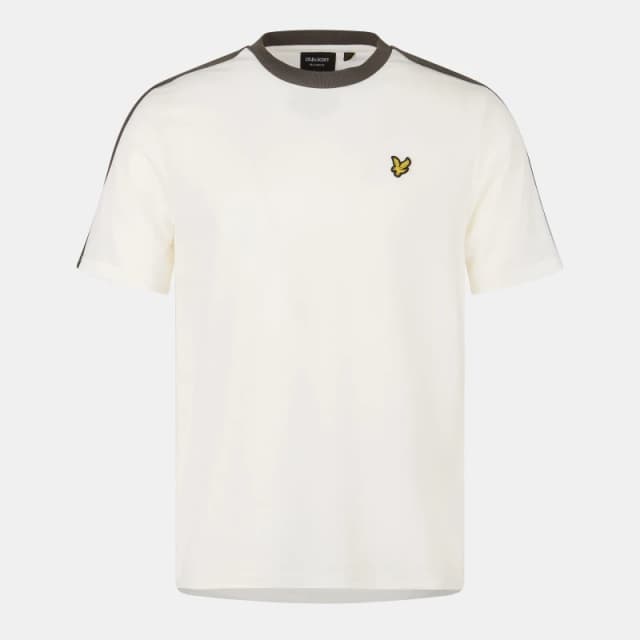 Lyle and Scott Mens Regular Fit Contrast T-Shirt Natural male M