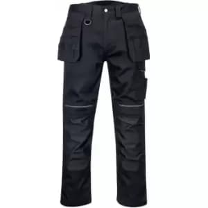 Portwest - PW347 - Black Sz W28 PW3 Cotton Work Holster Trouser cargo combat