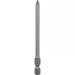 Bosch Extra Hard Pozi Screwdriver Bits PZ1 89mm Pack of 3