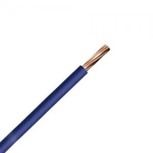 Zexum Blue 4mm 7 Strand 32A Single Core 6491B LSZH Low Smoke Zero Halogen Round Power Insulated Conduit Wire - 1 Meter