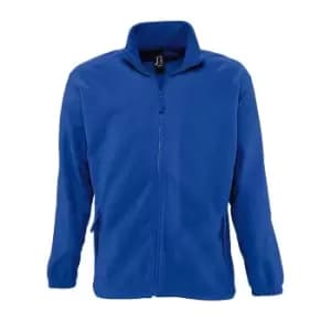 SOLS Mens North Full Zip Outdoor Fleece Jacket (4XL) (Royal Blue)