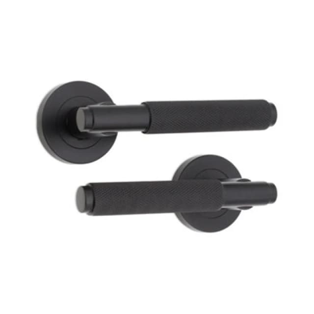 Spira Brass Connaught Lever On Rose Matt Black