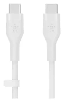Belkin Silicone USB-C to USB-C 2m Charging Cable - White