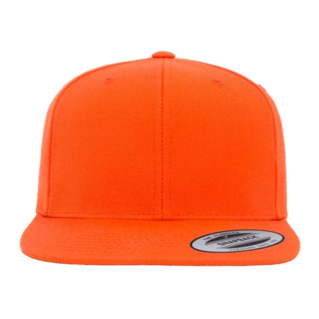 Yupoong Mens The Classic Premium Snapback Cap in Orange Orange Male One Size