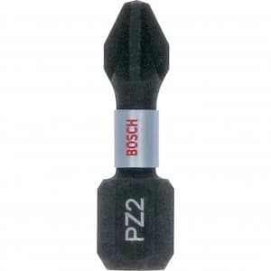 Bosch Impact Control Torsion Pozi Screwdriver Bits PZ2 25mm Pack of 25