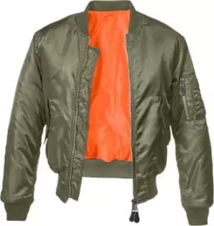 Brandit MA1 Classic Jacket, green Size M green, Size M
