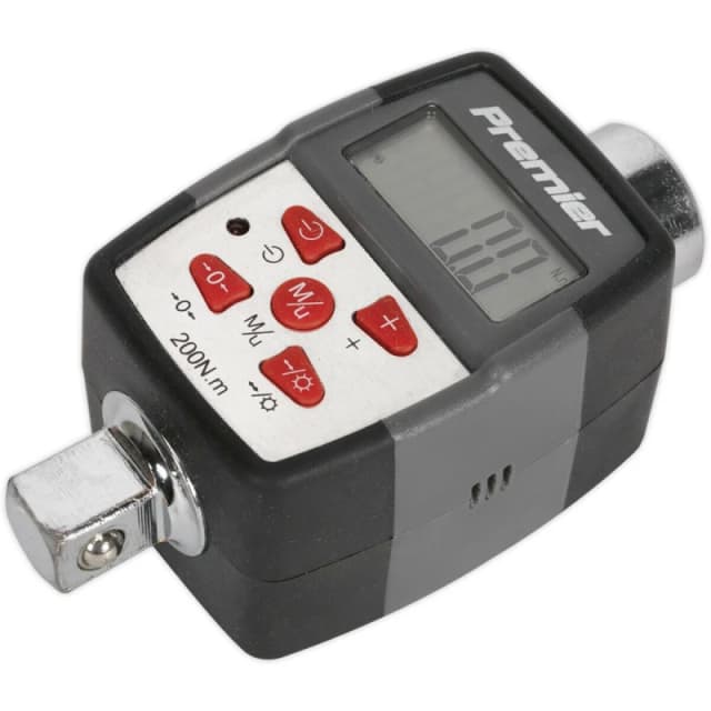 Loops Digital Torque Adaptor - 1/2" Sq Drive - Angle Function - 20 to 200 Nm Range Multi