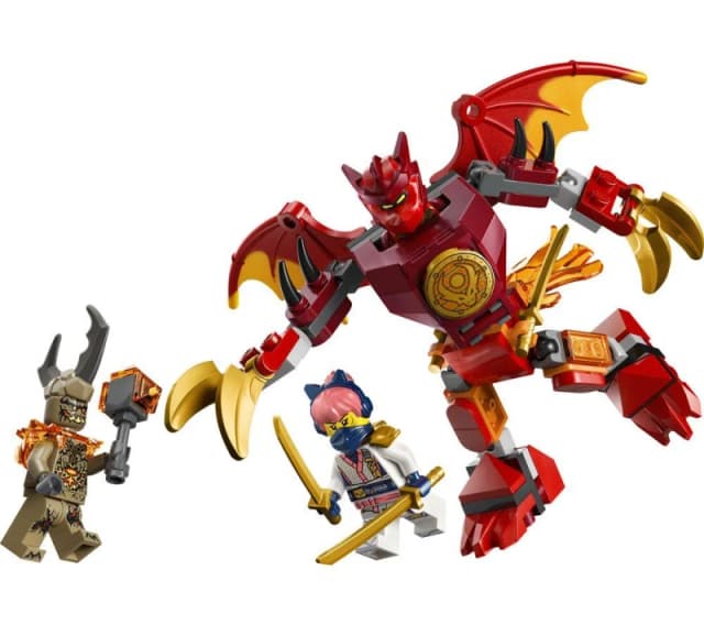 LEGO NINJAGO Kai's Dragon Mech Battle Pack Ninja Toy 71851