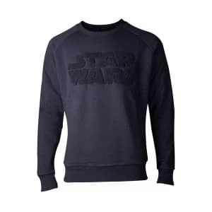 Star Wars - Chenille Logo Mens Large Sweater - Black