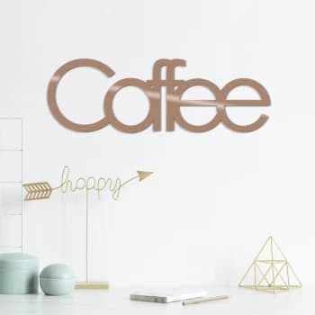 Coffee - Copper Copper Decorative Metal Wall Accessory